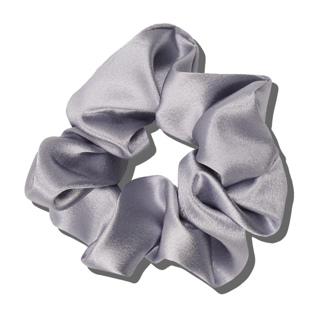 yosmo-zijden-scrunchie-medium-grijs